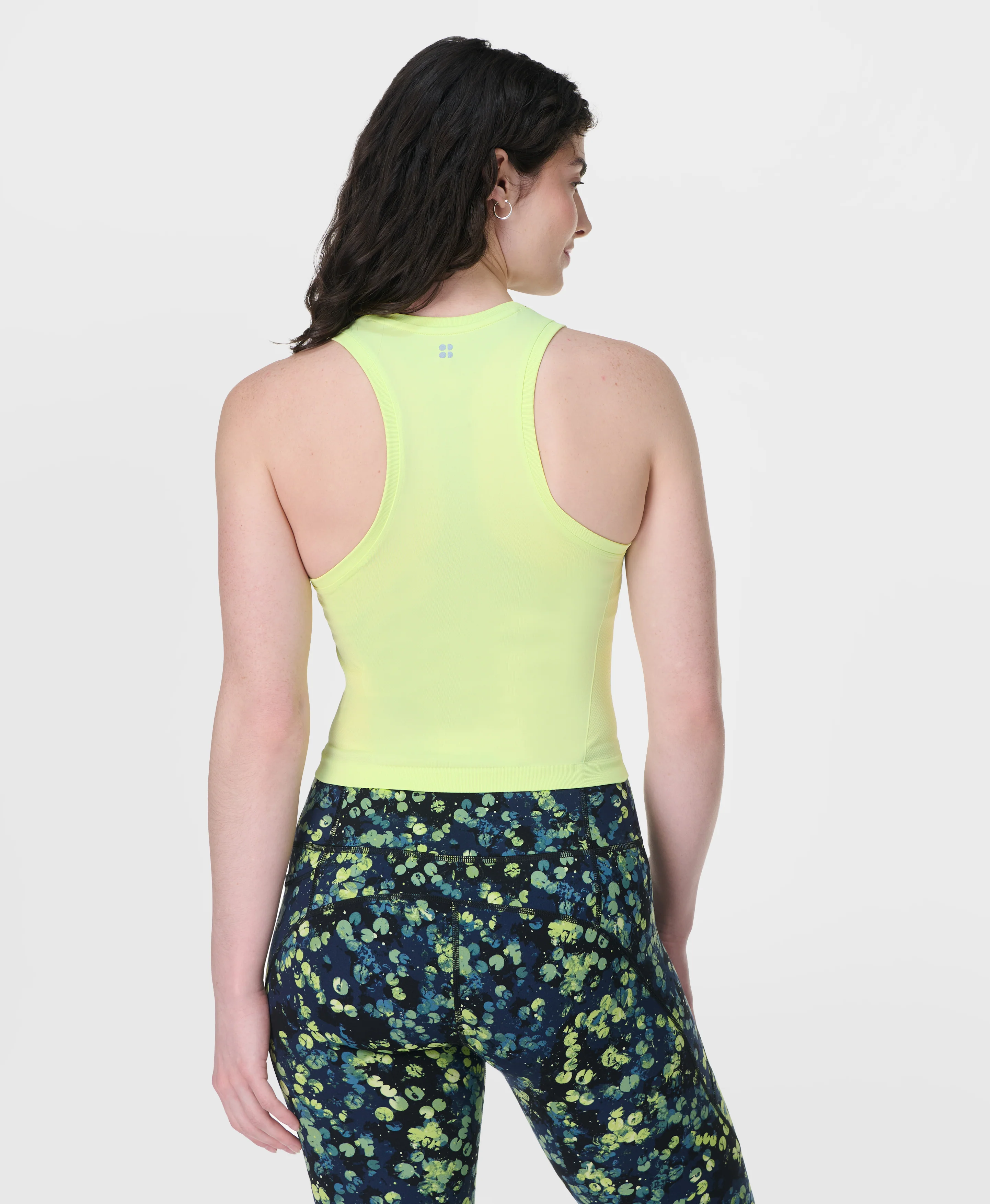 Athlete Crop Seamless Workout Tank Top - Image 3