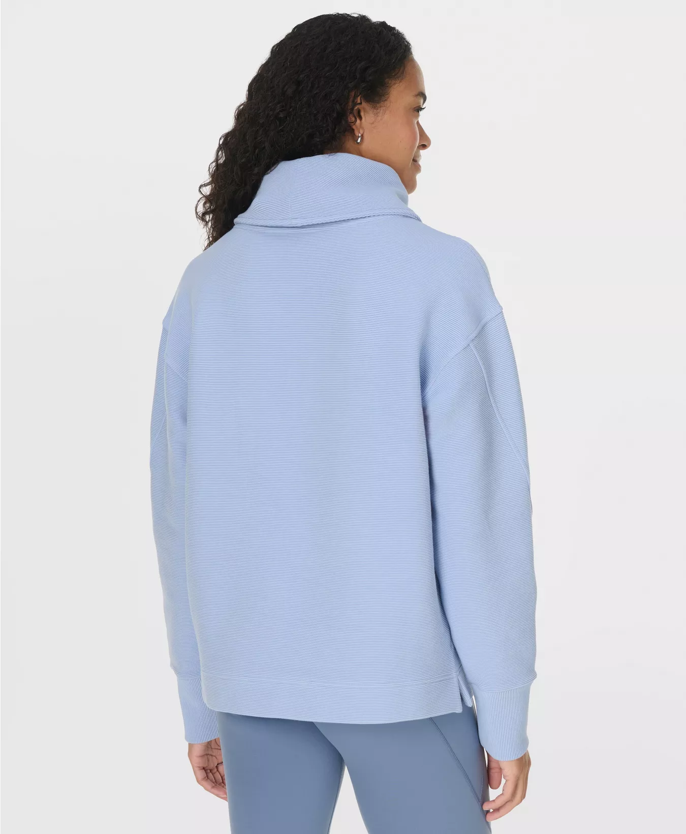 Peaceful Rib Half Zip Sweatshirt - Image 3