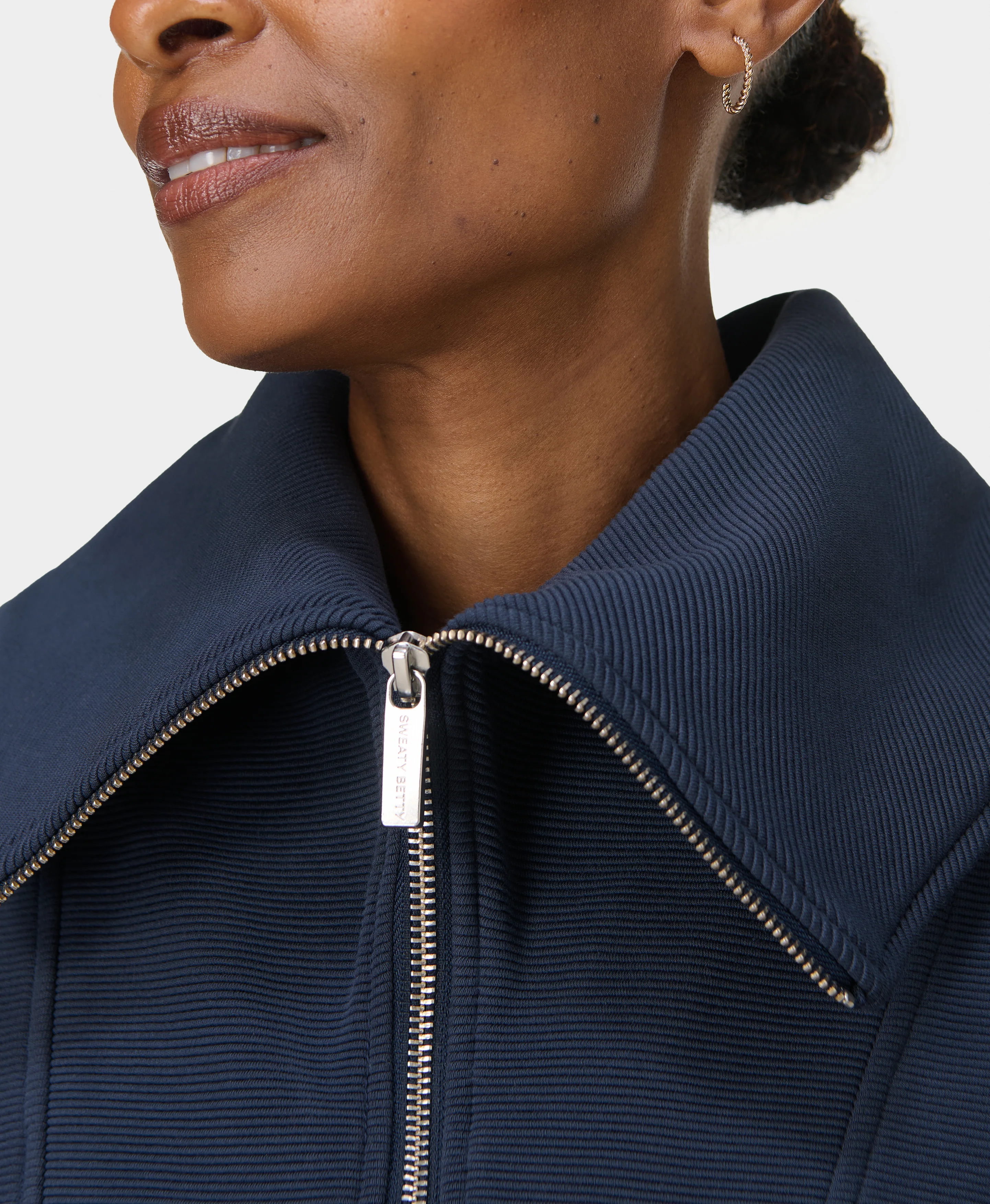 Peaceful Rib Half Zip Sweatshirt - Image 6