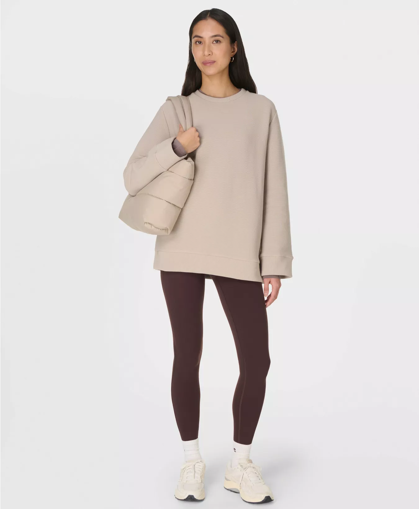 Peaceful Ribbed Sweatshirt - Image 2