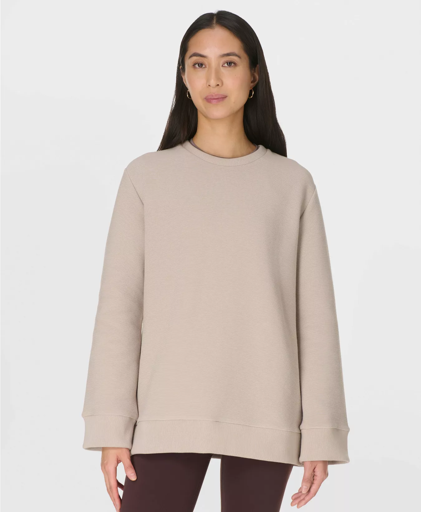 Peaceful Ribbed Sweatshirt - Image 4