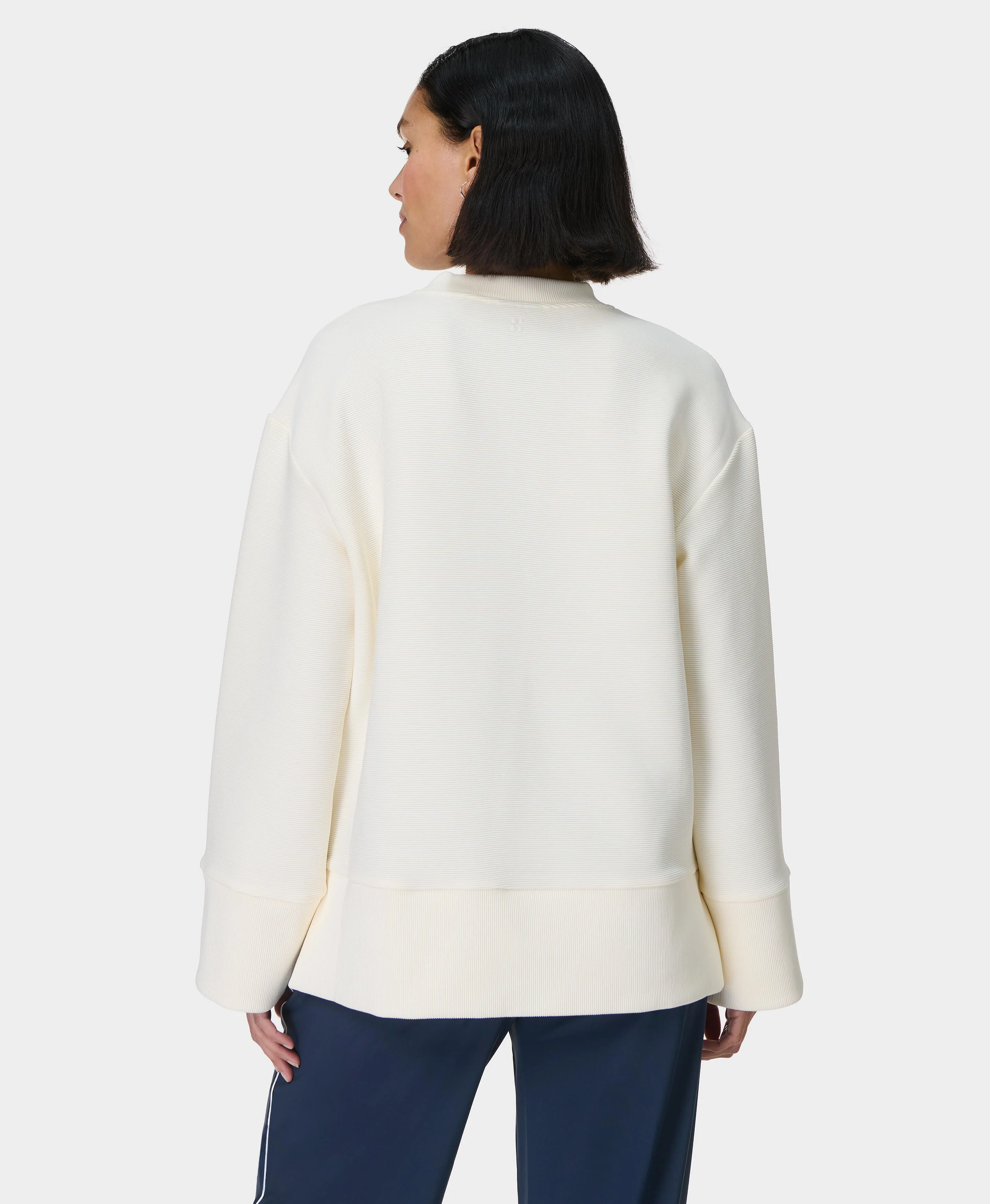 Peaceful Ribbed Sweatshirt - Image 3