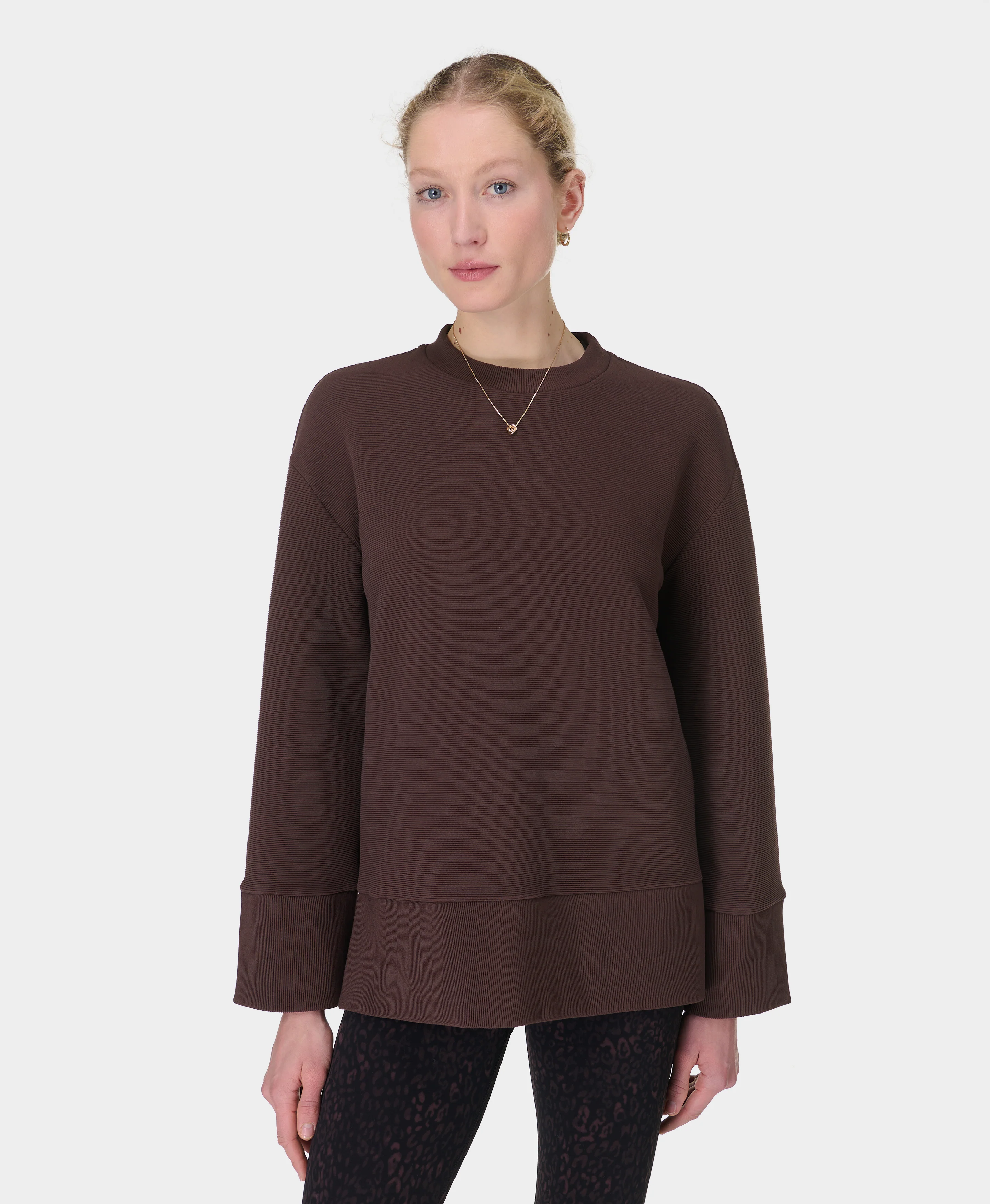 Peaceful Ribbed Sweatshirt - Image 4