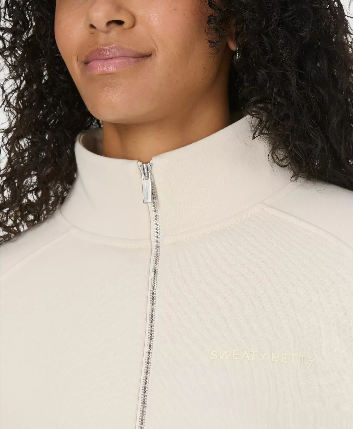 Revive Rib Mix Half Zip Sweatshirt - Image 6